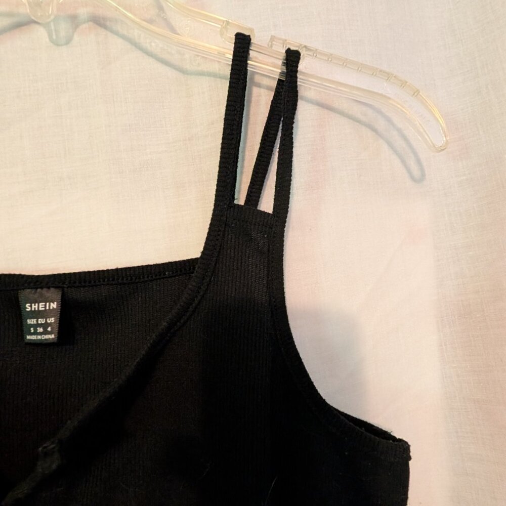 Shein Black Tank Top, Size Small - Picture 3 of 9